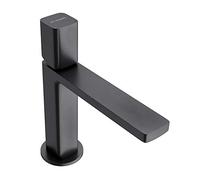 Mai & Mai Rubinetto Miscelatore Monocomando, Altezza 19,6cm, Nero Opaco