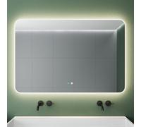 Mai & Mai Specchio da Bagno Appeso, Specchio a LED da Parete 120x80cm