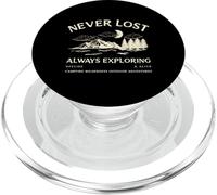 Mai perso Esplorando sempre offline & Vivo (Grafica naturale) PopSockets PopGrip per MagSafe