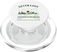 Mai perso Esplorando sempre offline & Vivo (Grafica naturale) PopSockets PopGrip per MagSafe