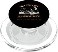 Mai perso Esplorando sempre offline & Vivo (Grafica naturale) PopSockets PopGrip per MagSafe