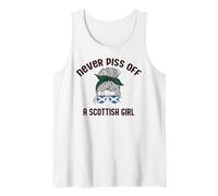 MAI Piss off A Scozzese Bambina Occhiali da Sole Scozia Meme Canotta