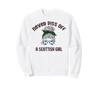 MAI Piss off A Scozzese Bambina Occhiali da Sole Scozia Meme Felpa