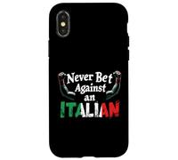 Mai Scommettere Contro Un Italiano Custodia per iPhone X/XS