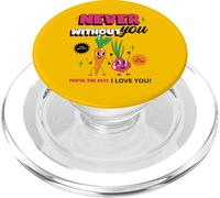 Mai senza di te - Ti amo (Divertente grafica dell'amicizia) PopSockets PopGrip per MagSafe