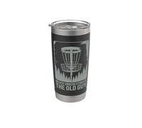 Mai sottovalutare il design Old Guy Disc Golf Bicchiere termico in acciaio inox doppia parete