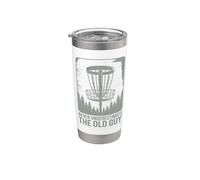 Mai sottovalutare il design Old Guy Disc Golf Bicchiere termico in acciaio inox doppia parete