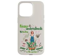 Mai sottovalutare il potere curativo Quiet Moment Garden beige Custodia per iPhone 15 Pro Max