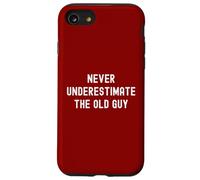 Mai sottovalutare il vecchio ragazzo divertente esercizio fitness umorismo Custodia per iPhone SE (2020) / 7/8