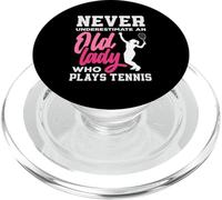 Mai sottovalutare la vecchia signora che gioca a tennis PopSockets PopGrip per MagSafe
