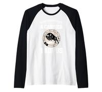 Mai Sottovalutare Un cassiere Nato Come Toro Maglia con Maniche Raglan