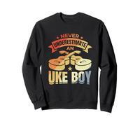 Mai Sottovalutare Un Ragazzo con l'Uke Felpa