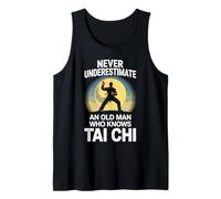 Mai sottovalutare un vecchio che conosce il nonno Tai Chi Canotta