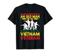 Mai Sottovalutare Un Vecchio Che è Anche Un veterano del Vietnam Maglietta