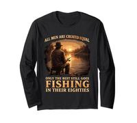 Mai Sottovalutare Un Vecchio Che va a Pescare a 80 Anni Maglia a Manica