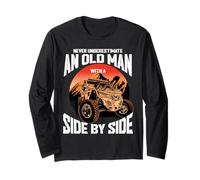Mai Sottovalutare Un Vecchio con ATV UTV Laterale Maglia a Manica