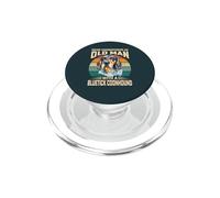 Mai sottovalutare un vecchio con un cane Bluetick Coonhound PopSockets PopGrip per MagSafe