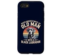 Mai sottovalutare un vecchio con un Labrador nero retrò Custodia per iPhone SE (2020) / 7/8