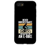Mai sottovalutare un vecchio su una bici elettrica Custodia per iPhone SE (2020) / 7/8