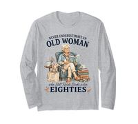 Mai Sottovalutare Una Vecchia Che Legge Ancora Libri in 80 Maglia a Manica