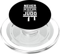 Mai sottovalutare Vecchio Judo Fighter Judoka Arti Marziali PopSockets PopGrip per MagSafe