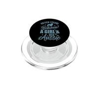 Mai stare tra una ragazza e il suo cane australiano PopSockets PopGrip per MagSafe