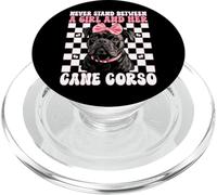 Mai stare tra una ragazza e il suo cane cane cane Corso Coquette PopSockets PopGrip per MagSafe