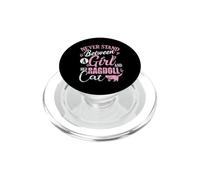 Mai stare tra una ragazza e il suo gatto Ragdoll PopSockets PopGrip per MagSafe