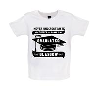 Mai Underestimate A Glasgow Graduate - Bambino T-Shirt / Body - Uni Studente