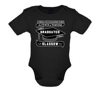 Mai Underestimate A Glasgow Graduate - Bambino T-Shirt / Body - Uni Studente