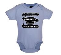 Mai Underestimate A Glasgow Graduate - Bambino T-Shirt / Body - Uni Studente
