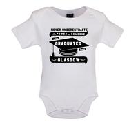 Mai Underestimate A Glasgow Graduate - Bambino T-Shirt / Body - Uni Studente
