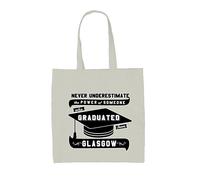 Mai Underestimate A Glasgow Graduate - Borsa Tote IN Tela - Uni Studente
