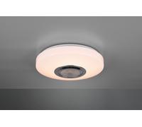 MAIA PLAFONIERA LED LED, 10W 1100lm, 3000KCON ALTOPARLANTE BLOUTOOTH E TELECOMANDO MULTIFUNZIONE D.33CM