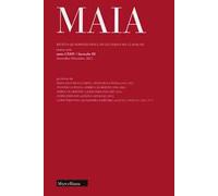 Maia. Rivista di letterature classiche. Vol. 3: IV colloquium on latin literature. (Cortona, 10-12 March 2022). «De rerum natura book VI»