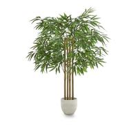 MAIA SHOP Bambù artificiale 105 cm, pianta finta da interno con canne naturali, albero decorativo realistico per casa ufficio hotel