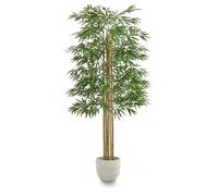 MAIA SHOP Bambù Artificiale 180 cm con Canne Naturali - Pianta Finta Realistica, Albero Decorativo Grande per Casa, Ufficio, Hotel e Ristoranti