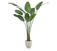 MAIA SHOP Uccello del Paradiso artificiale 180 cm, pianta finta grande da interno Strelitzia decorativa, albero realistico per casa ufficio hotel