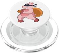 Maiale Bandito Sacco di soldi PopSockets PopGrip per MagSafe