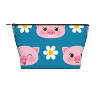 Maiale carino, Borsa da toilette Borsa per trucco Borsa per cosmetici Borsa da toilette da viaggio portatile