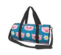 Maiale carino, Borsone da viaggio di grande capacità Borsa rotonda Borsa da viaggio sportiva Borsa da viaggio Borsa da fitness