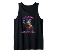 Maiale Clown Curioso Avventure Stile surreale Canotta