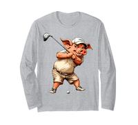 Maiale giocatore di golf Maglia a Manica