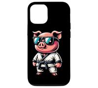 Maiale Karateka Con Occhiali Cool Custodia per iPhone 12/12 Pro