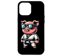 Maiale Karateka Con Occhiali Cool Custodia per iPhone 12 Pro Max