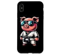 Maiale Karateka Con Occhiali Cool Custodia per iPhone XS Max