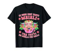Maiale Porcaio Contadina Maglietta