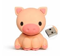 Maiale USB Stick 64 GB - Big - Idea di compleanno originale per adolescenti ragazze o ragazzi - gadget divertenti per uomini donne - maialini Kawaii Stuff