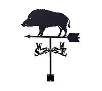 Maiali Forma Weathercock Per Spazio Esterno Alta Visibilità Windvane Facile Montaggio Per Esterno Giardino Cortile Decorazione Paesaggio Direzione Segno