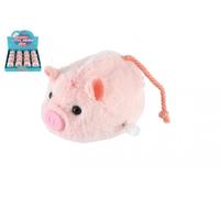 Maialino di peluche a carica 8 cm